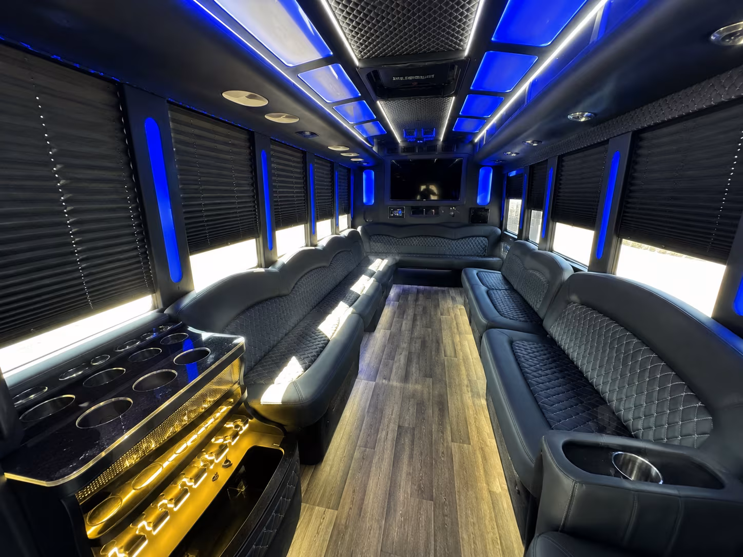 merced concert party bus rental