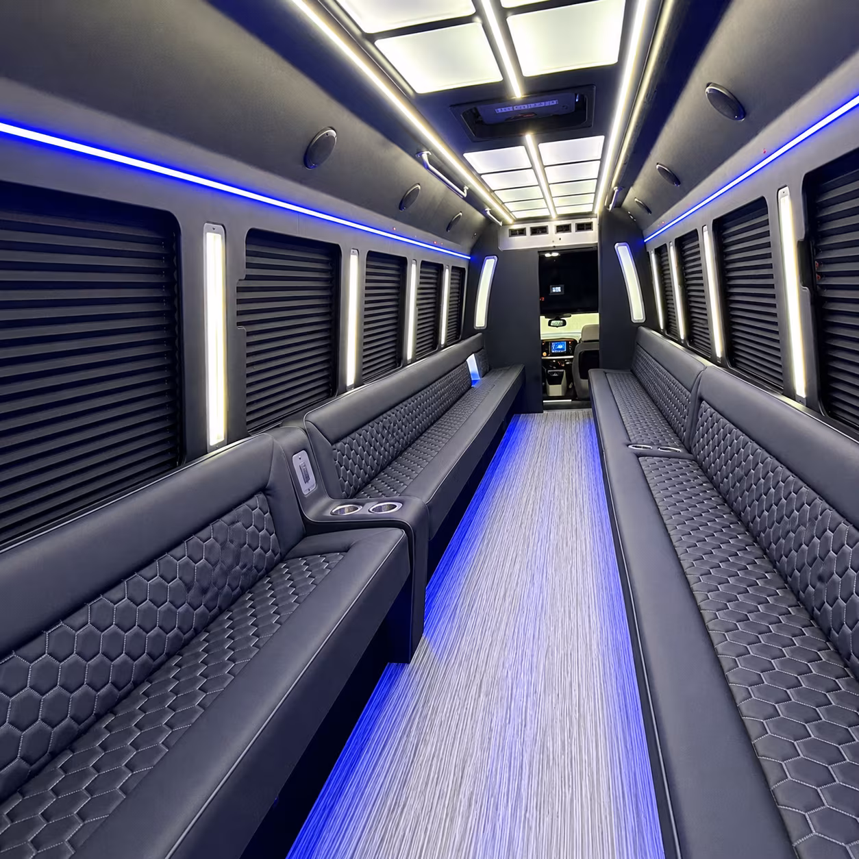 merced party bus rentals inside