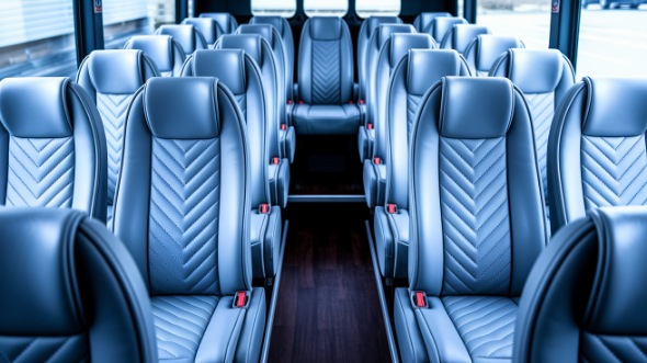 15 passenger minibus interior