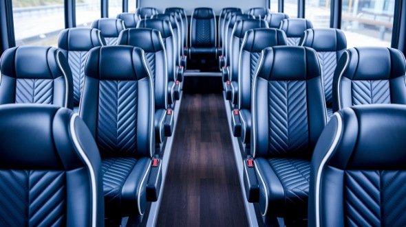 25 passenger minibus inside