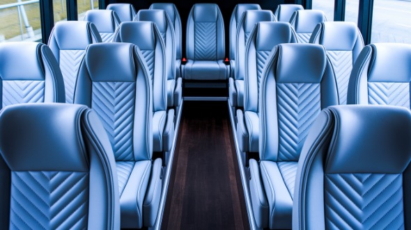 25 passenger minibus interior