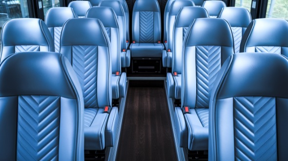 28 passenger minibus interior