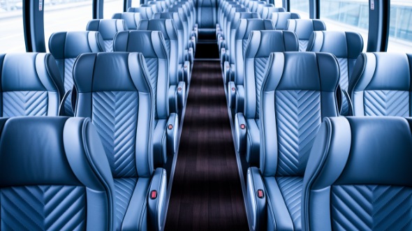 54 passenger charter bus interior