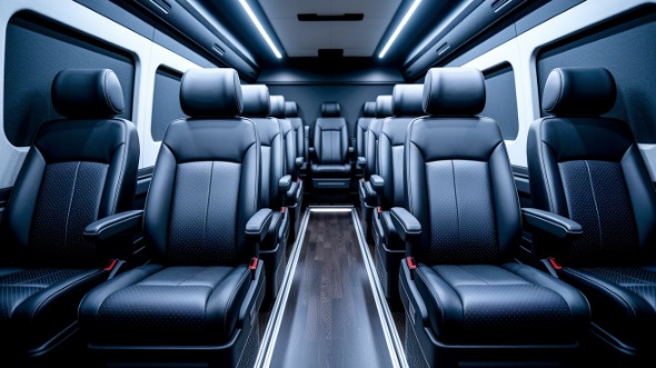 sprinter van with driver interior